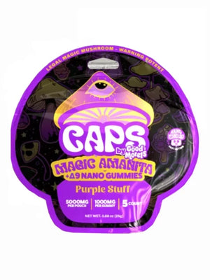 CAPS MAGIC AMANITA /D9 NANO GUMMIES 5000MG 10CT/PACK - MELON MAGIC