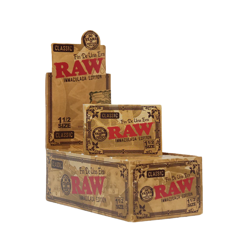 RAW CLASSIC PAPERS IMMACULADA EDITION 1-1/2 SIZE 33PK 25CT/BOX