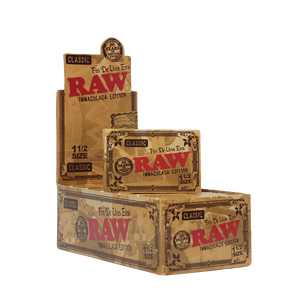 RAW CLASSIC PAPERS IMMACULADA EDITION 1-1/2 SIZE 33PK 25CT/BOX