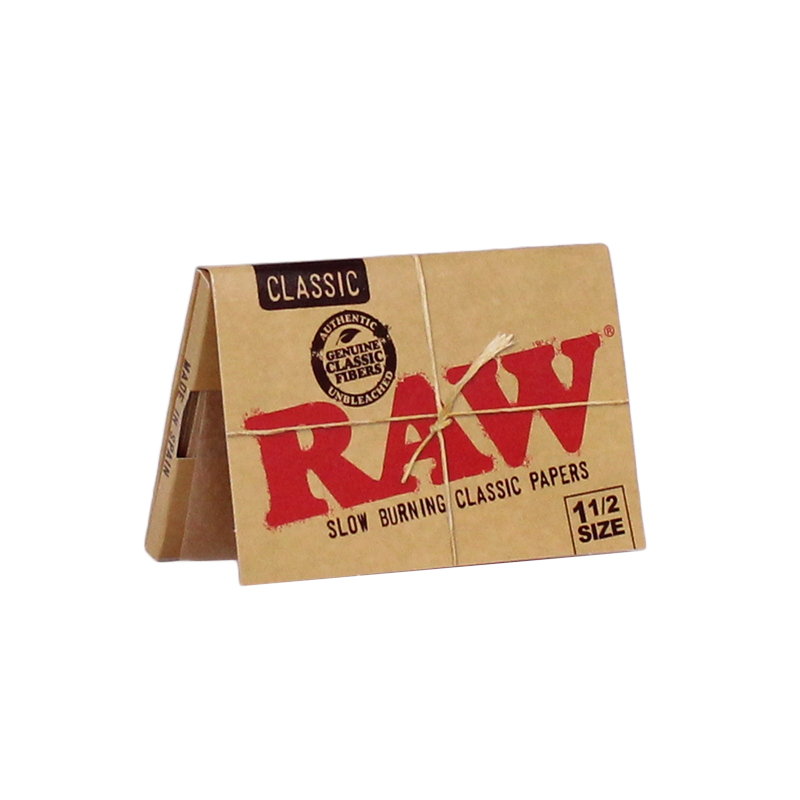 RAW CLASSIC 1 1/2 SIZE PAPER 33/PK 25CT/BOX