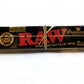 RAW CONNOISSEUR CLASSIC BLACK KING SIZE SLIM+TIPS 24CT/BOX