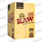 RAW CLASSIC SINGLE SIZE 70/24 PRE-ROLLED CONES 600/BOX