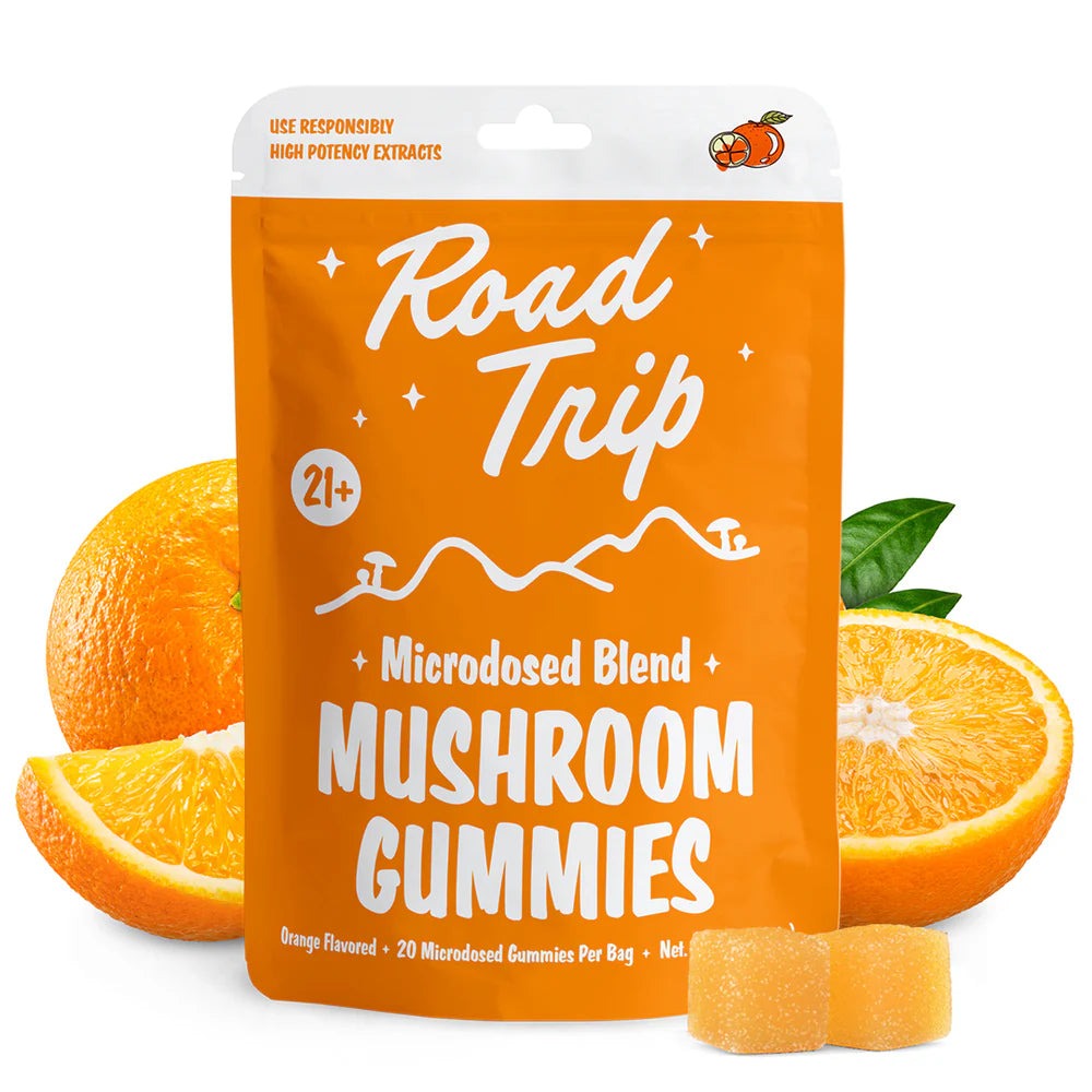 ROAD TRIP MICRODOSE MUSHROOM GUMMIES 20CT/POUCH