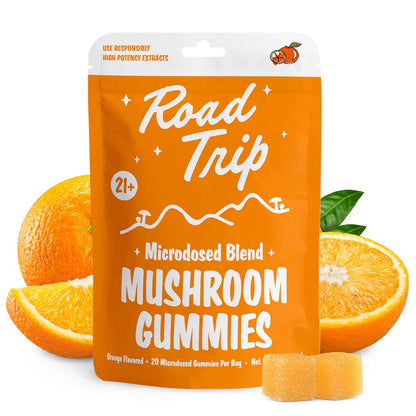 ROAD TRIP MICRODOSE MUSHROOM GUMMIES 20CT/POUCH