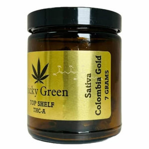 STICKY GREEN TOP SHELF THC-A PRE-ROLL 25CT/DISPLAY SATIVA - COLOMBIA GOLD