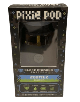 PIXIE DUST POD BLACK EDITION THC-P BLACK DIAMOND 4ML KIT - ZOOTIEZ