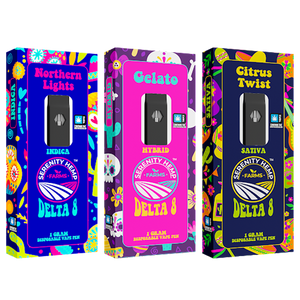 SERENITY THC - O DISPOSABLE VAPE CARTRIDGE 1ML - ASSORTED FLAVORS