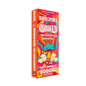 SHROOMZ MUSHROOM BLEND THCA DIAMONDS 6000MG CHOCOLATE BAR
