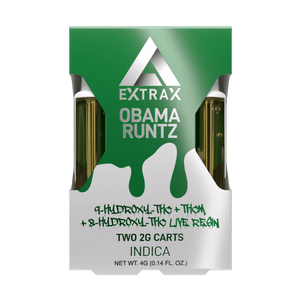EXTRAX SPLAT 9-HYDROXY/THCM/LR CARTRIDGE 2GM 2PACK - OBAMA RUNTZ