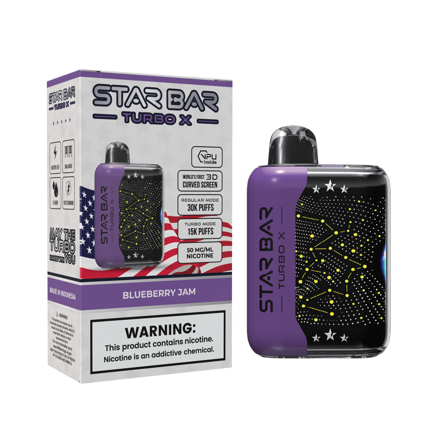 Star Bar Turbo X - White Edition