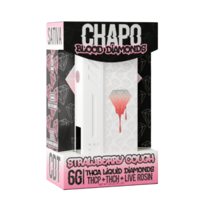 CHAPO BLOOD DIAMONDS THCA LIQUID DIAMOND DISPOSABLE 6GM- STRAWBERRY COUGH