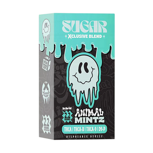 SUGAR XCLUSIVE BLEND 2.2GM DISPOSABLE- 5PCK THCA/THCA-B/THCA-9/D9-P - ANIMAL MINTZ