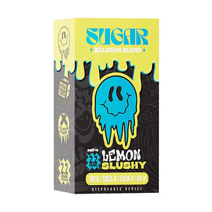 SUGAR XCLUSIVE BLEND 2.2GM DISPOSABLE- 5PCK THCA/THCA-B/THCA-9/D9-P - LEMON SLUSHY