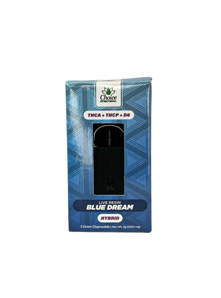 DOOZY EXTRACTS THCA+THCP LIVE RESIN 8GM DISPOSABLE 5CT/BX - BLUE DREAM GELATO