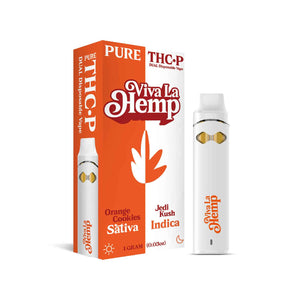 VIVA LA HEMP THC-P DUAL 1GM DISPOSABLE-ORANGE COOKIES/JEDI KUSH