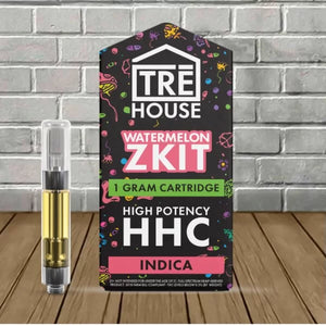 TRE HOUSE HHC LIVE RESIN 1GM CARTRIDGE - WATERMELON ZKIT