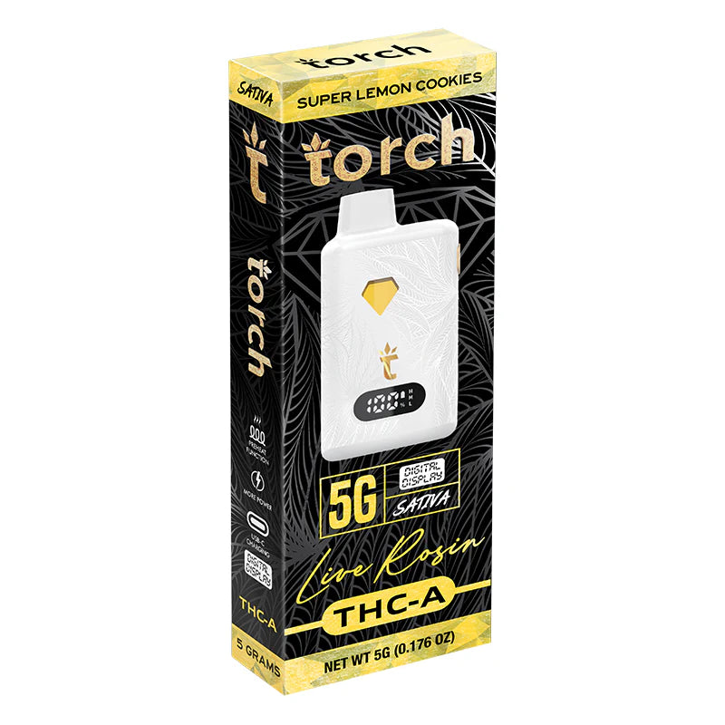 TORCH FLOW XL DELTA-10 DISPOSABLE DEVICE 1100MG - SUPER LEMON HAZE