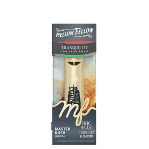 MELLOW FELLOW TRANQUILITY BLEND HHC/H4CBD 2ML DISPOSABLE - MASTER KUSH