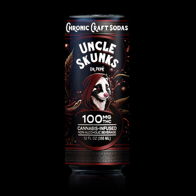 UNCLE SKUNKS THC INFUSED SODA 100MG CAN - DR. PEPE