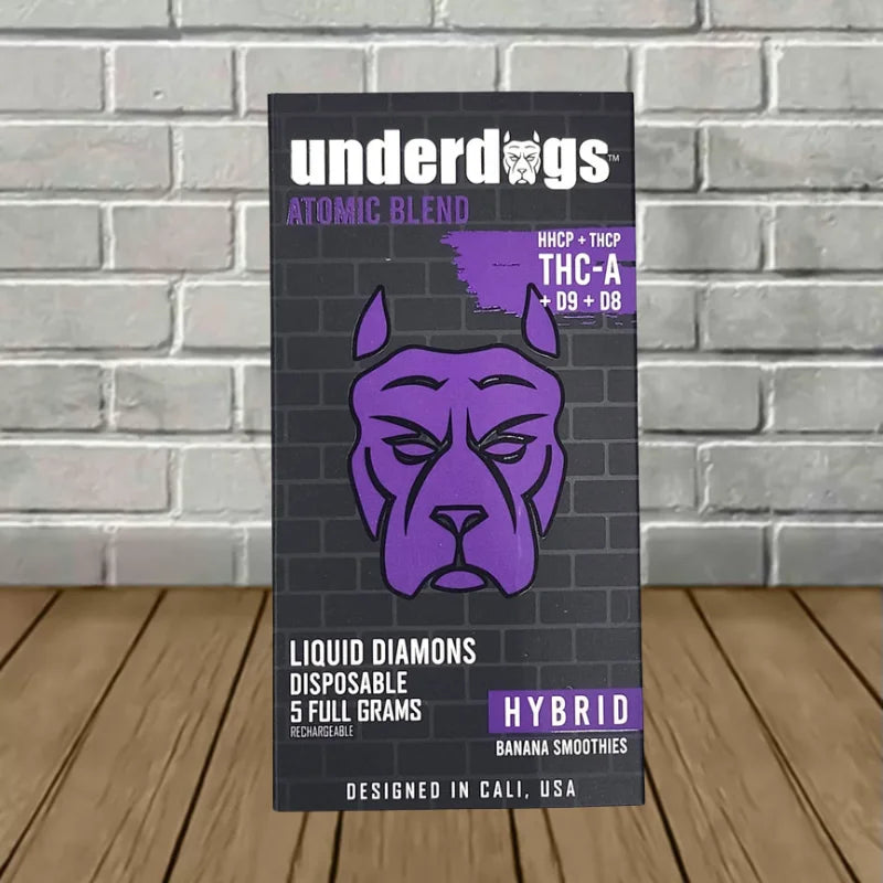 UNDERDOGS HHC+D8+D9 2GRAM DISPOSABLE - ASSORTED FLAVORS
