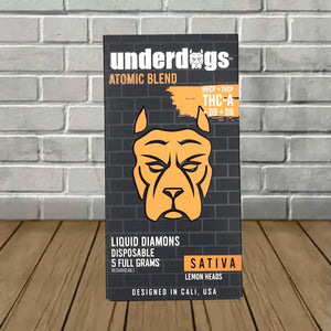 UNDERDOGS HHCP/THCP/D8/D9 LIVE RESIN 3GM DISPOSABLE - ASSORED FLAVORS