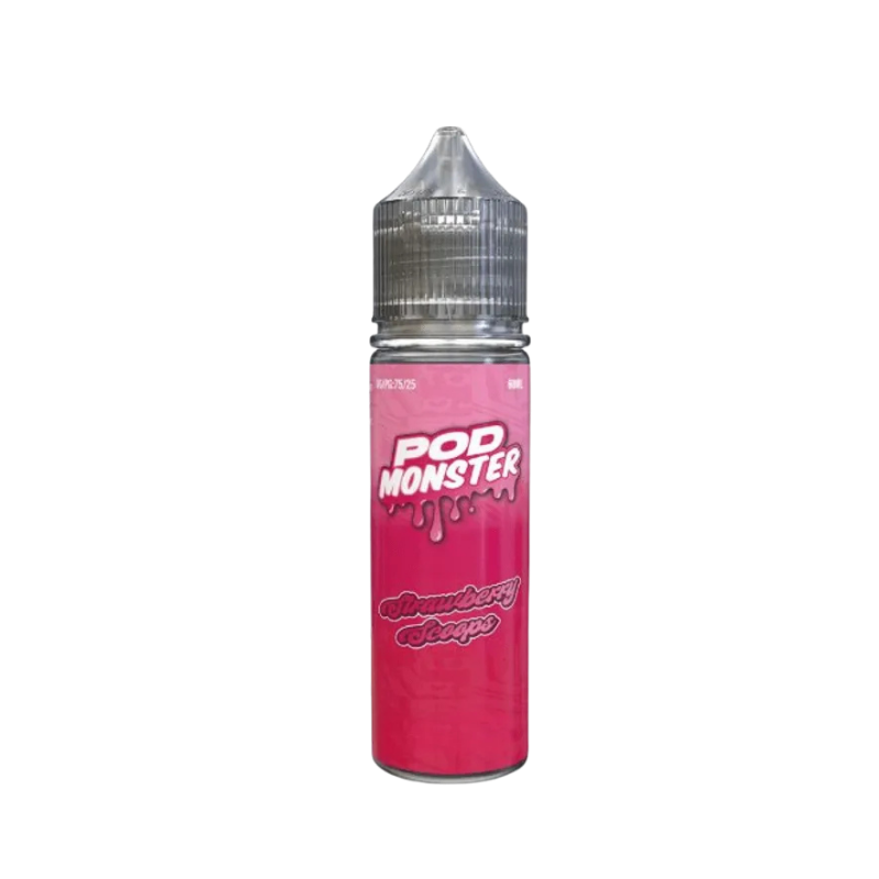 POD MONSTER 60ML SALT NICOTINE - STRAWBERRY SCOOPS