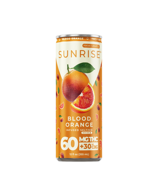 SUNRISE INFUSED SELTZER 60MG THCA + 30M CBG CAN - BLOOD ORANGE