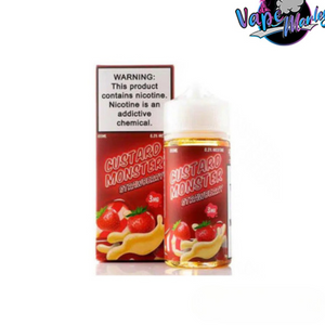CUSTARD MONSTER VAPE E-LIQUID 100ML - STRAWBERRY 3MG