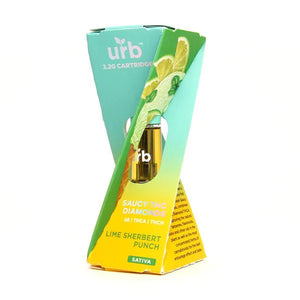 URB SAUCY D8/THCA/H CARTRIDGE 2.2GM - LIME SHERBET PUNCH