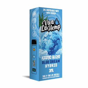 VIVA LA HEMP KOSMIC BLEND THC-P/THC-JD-D8 3000MG DISPOSABLE-BLUE DREAM