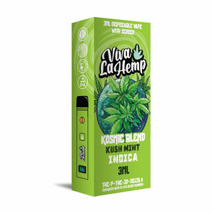 VIVA LA HEMP KOSMIC BLEND THC-P/THC-JD-D8 3000MG DISPOSABLE-KUSH MINT