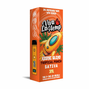 VIVA LA HEMP KOSMIC BLEND THC-P/THC-JD-D8 3000MG DISPOSABLE-TROPICAL PUNCH