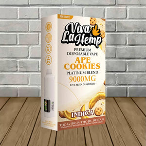 VIVA LA HEMP 9000MG THCP+THC+JD+D8 PLATINUM BLEND DISPOSABLE - APE COOKIES