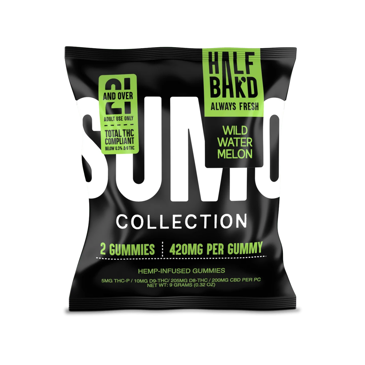 HALF BAK'D SUMO GUMMIES WILD WATERMELON