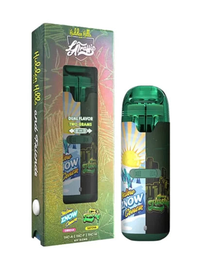 HIDDEN HILLS X BIG CHIEF THCA/P/M BLEND DISPOSABLE - YELLOW ZONE X GREEN ZLUSHIE