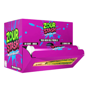 ZOUR STASH THCA HASH HOLES 2GM PRE ROLLS 20CT/BX