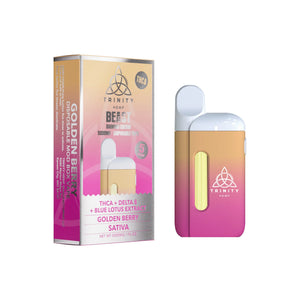 TRINITY BEAST DIAMOND THCA/D8/BLUE LOTUS EXTRACT 5GM DISPOSABLE - GOLDEN BERRY
