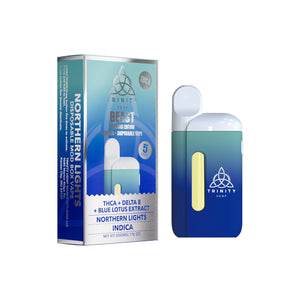 TRINITY BEAST DIAMOND THCA/D8/BLUE LOTUS EXTRACT 5GM DISPOSABLE - NORTHERN LIGHTS