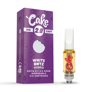 CAKE DELTA 8 510 CARTRIDGE 1GM - WHITE RNTZ