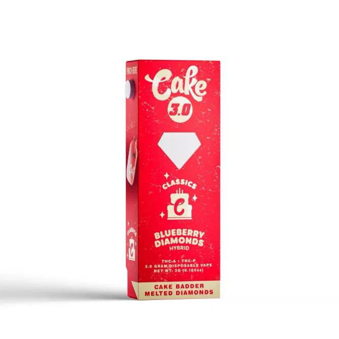 CAKE CLASSICS THCA/P 3GM DISPOSABLE - BLUEBERRY DIAMONDS