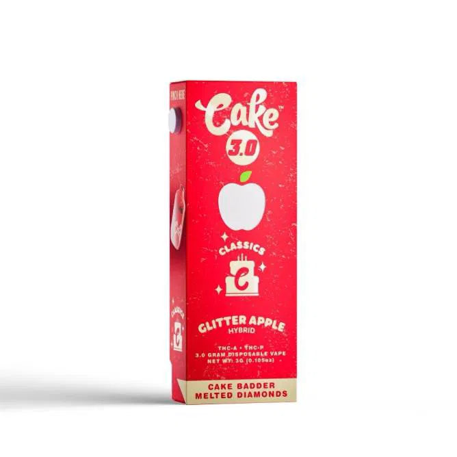 CAKE CLASSICS THCA/P 3GM DISPOSABLE - GLITTER APPLE