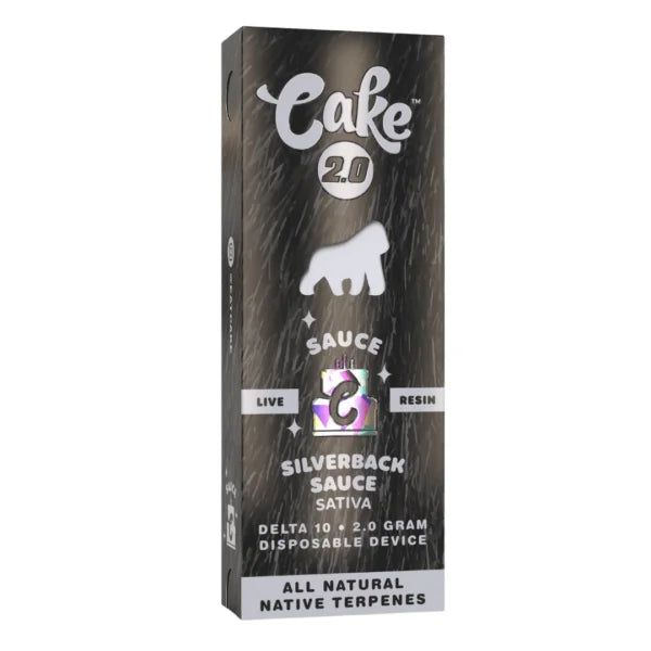 CAKE DELTA 10 LR 2.0GM DISPOSABLE - SILVER BACK SAUCE