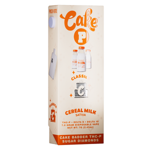 CAKE P THCA/P/D10/D8 7GM DISPOSABLE - CEREAL MILK