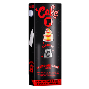 CAKE P THCA/P/D10/D8 7GM DISPOSABLE - WEDDING CAKE