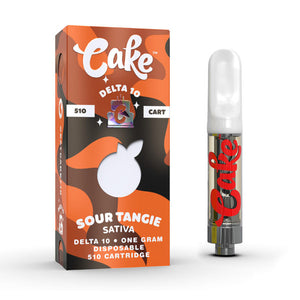 CAKE DELTA 10 510 CARTRIDGE 1GRAM - SOUR TANGIE