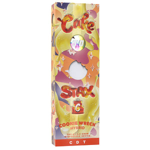 CAKE STAX THC-A 3 GM DISPOSABLE - COOKIE WRECK