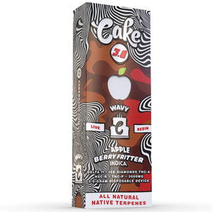 CAKE WAVY D11/THCA/HXC-R 3GM CARTRIDGE - APPLE BERRY FRITTER
