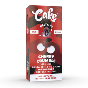 CAKE DELTA 10 LIVE RESIN 510 CARTRIDGE 1GM - CHERY CRUMBLE