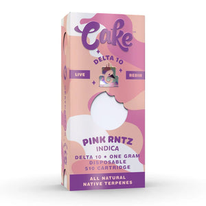 CAKE DELTA 10 LIVE RESIN 510 CARTRIDGE 1GM - PINK RUNTS