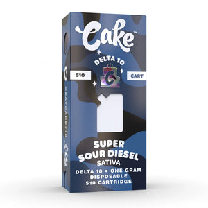 CAKE DELTA 10 510 CARTRIDGE 1GRAM - SUPER SOUR DIESEL